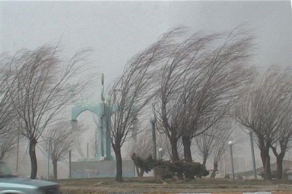 وزش باد شدید موقتی در ۱۰ استان کشور