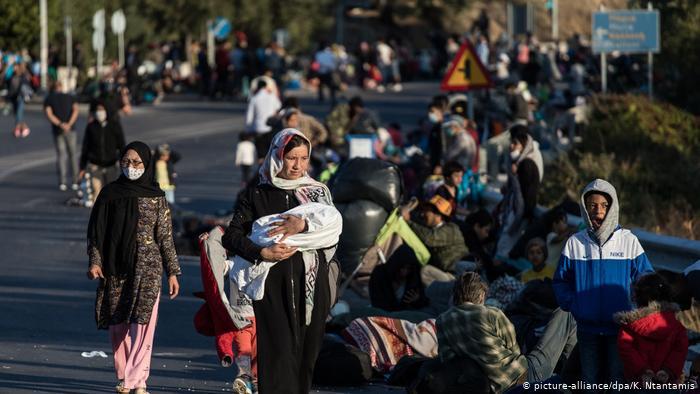 یونان: ساکنان اردوگاه سوخته موریا رسیدن به آلمان را "فراموش کنند"