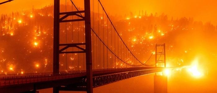 تخلیه نیم میلیون نفر بخاطر آتش‌سوزی جنگل‌های اورگان
