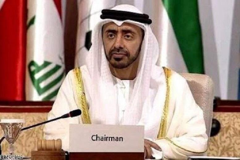 وزیر خارجه امارات متحده عربی وارد پایتخت آمریکا شد