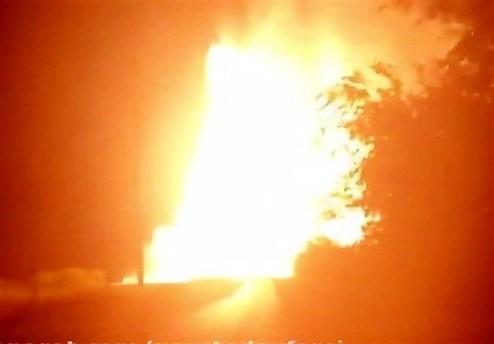 انفجار خط لوله گاز در «اوکلاهاما»