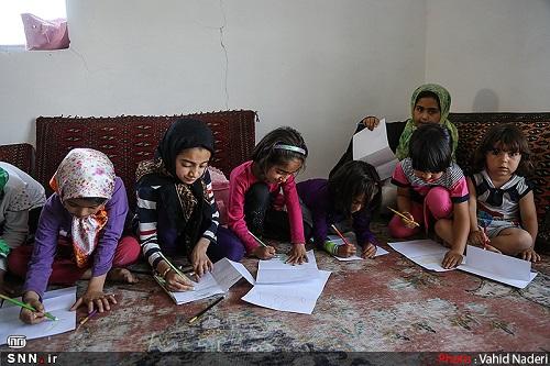 جهادگران بروجردی برای دانش آموزان روستای گیجالی کلاس آموزشی برگزار می‌کنند