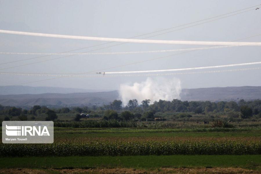 سه هدف پروازی در نبرد نیروهای جمهوری آذربایجان و ارمنستان در نزدیکی مرز ایران ساقط شد