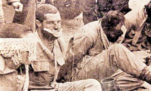 خلبان ارتش که ضدانقلاب او را تا گردن در خاک فرو می کنند و وحشیانه به شهادت می رسانند /شهید ایستاده هوانیروز ارتش کیست؟ + عکس