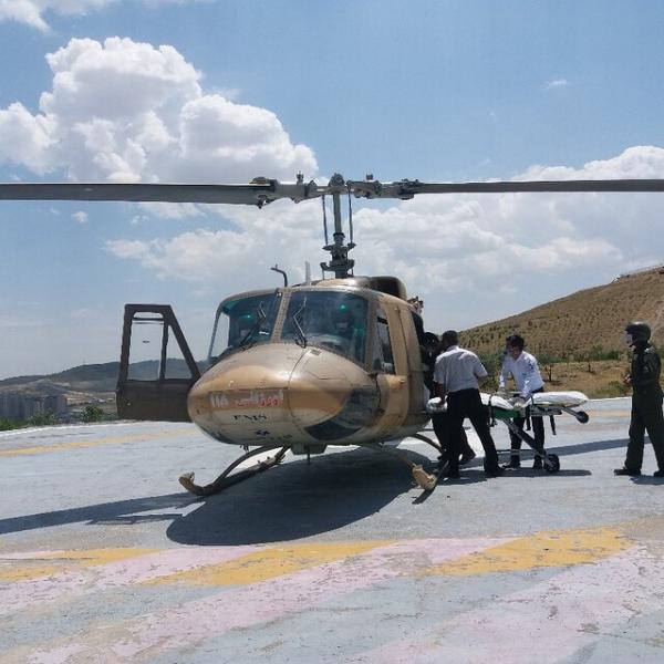 امدادرسانی اورژانس هوایی طی ۴۲۷ سورت پرواز در سطح آذربایجان شرقی