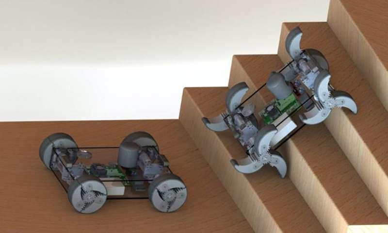 روبات هوشمندی که به تناسب مسیر نوع حرکت خود را تعیین می‌کند / حرکت با پا یا چرخ؟