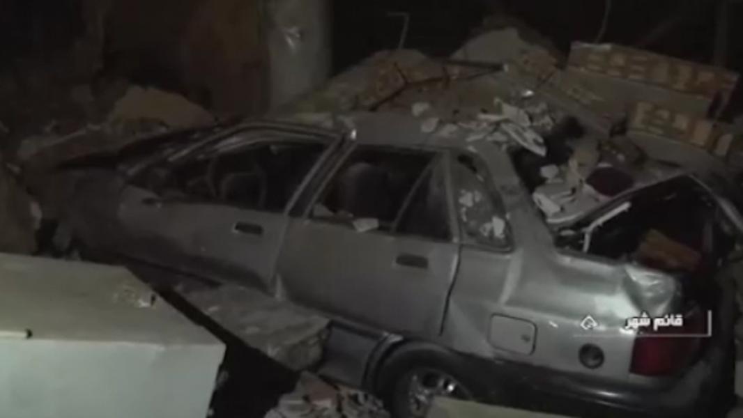 تخریب منازل مسکونی بر اثر انفجار گاز در قائم شهر + فیلم