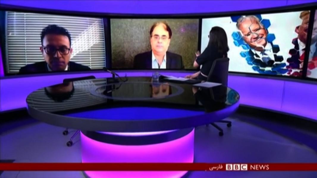 کارشناس بی بی سی فارسی: آمریکا حق دارد که ایران را تحریم کند + فیلم