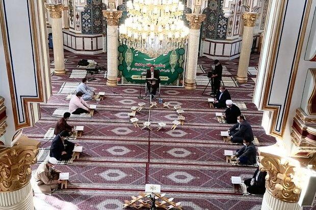 مراسم جشن و مولودی در مسجد شافعی کرمانشاه