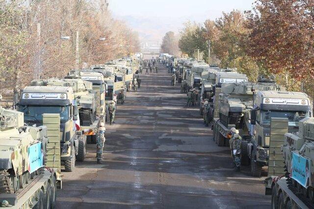 بازدید فرمانده سپاه از نوار مرزی اصلاندوز/ اعزام تجهیزات زرهی به مناطق مرزی شمال غرب کشور