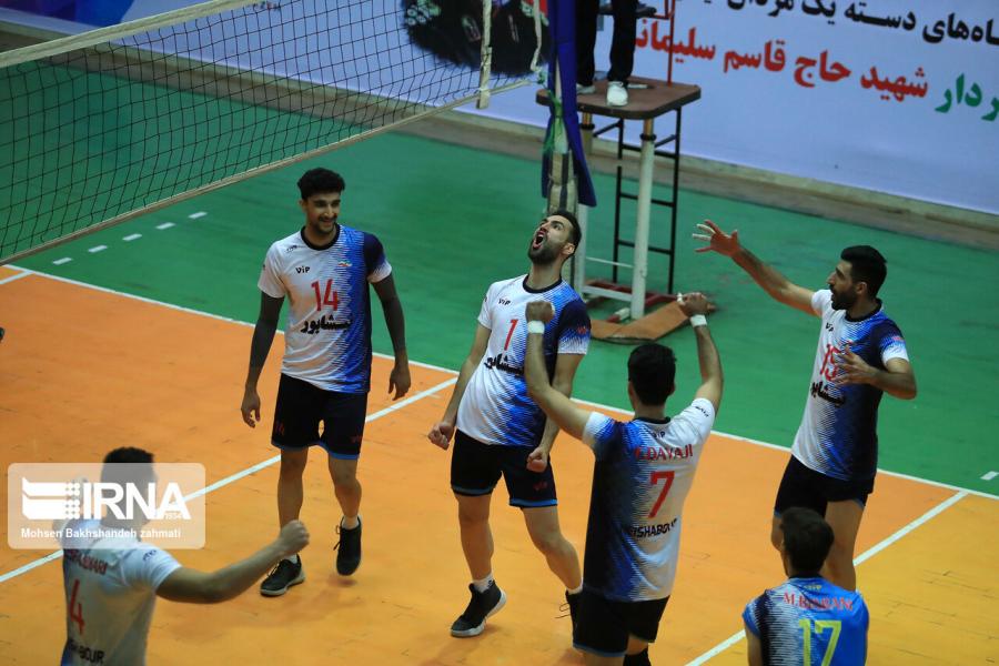 تهرانیها فاتح امروز لیگ دسته یک والیبال در مشهد شدند