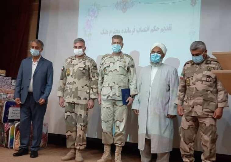 فرمانده هنگ مرزی اترک گنبد در گلستان معارفه و مشغول به کار شد