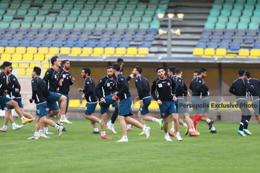 ریکاوری پرسپولیسی‌ها در ورزشگاه درفشی‌فر