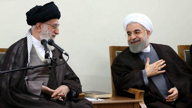 نگاه روحانی به بایدن همزمان با هشدار رهبر ایران نسبت به اعتماد به بیگانگان