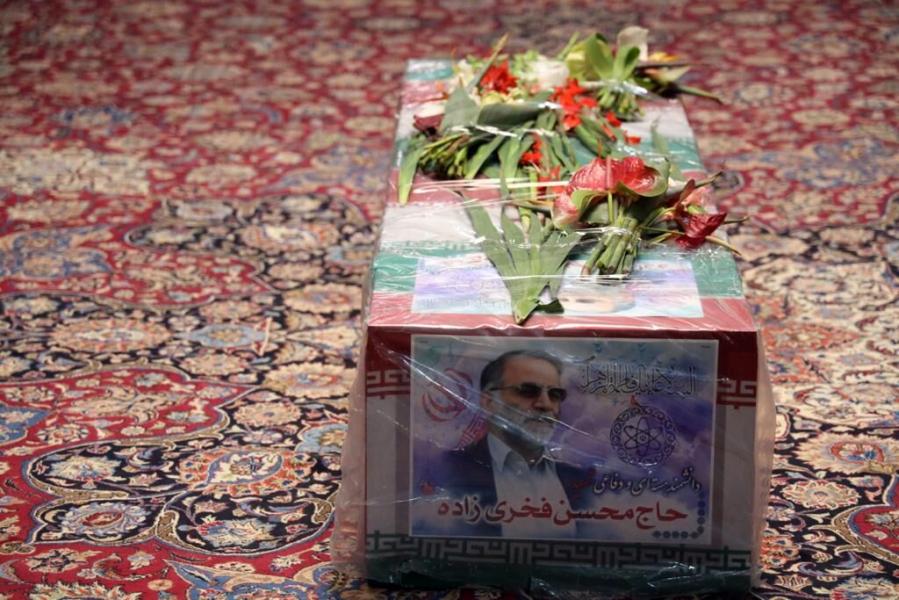 مراسم تشییع پیکر شهید محسن فخری‌زاده در تهران آغاز شد