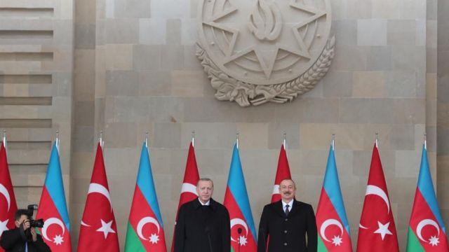 اردوغان در آذربایجان خواستار سقوط دولت ارمنستان شد