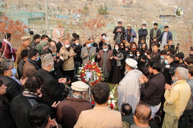 مراسم تشییع جنازه رهنورد زریاب در کابل برگزار شد