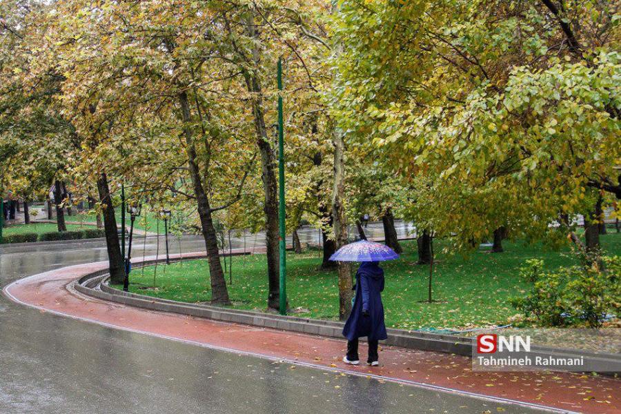 آسمان تهران در روز چهارشنبه بارانی است