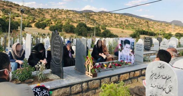 آبان ۹۸، کشته شدن برهان منصورنیا و ادامه تهدید و ارعاب خانواده‌اش