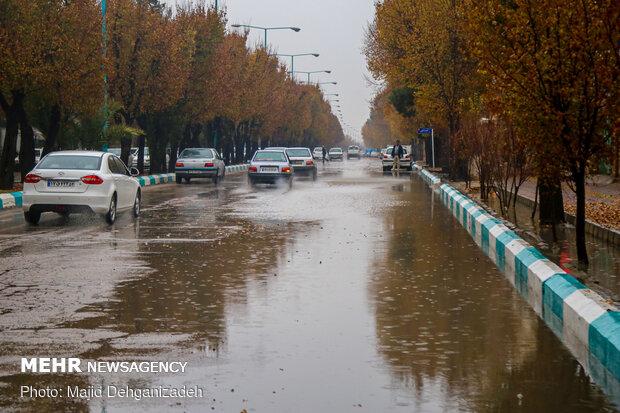 فعالیت سامانه بارشی در اغلب مناطق استان تهران