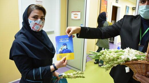 تقدیر داپ‌اَپ از یکصد هزار پرستار و قهرمان سلامت در ۱۵۰ بیمارستان تهران در روز پرستار