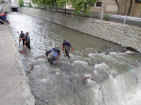 کسب رتبه نخست منطقه ۴ تهران در لایروبی و پاکسازی مسیل ها