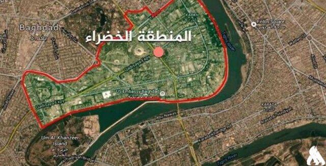 حمله راکتی گسترده به سفارت آمریکا در بغداد+فیلم