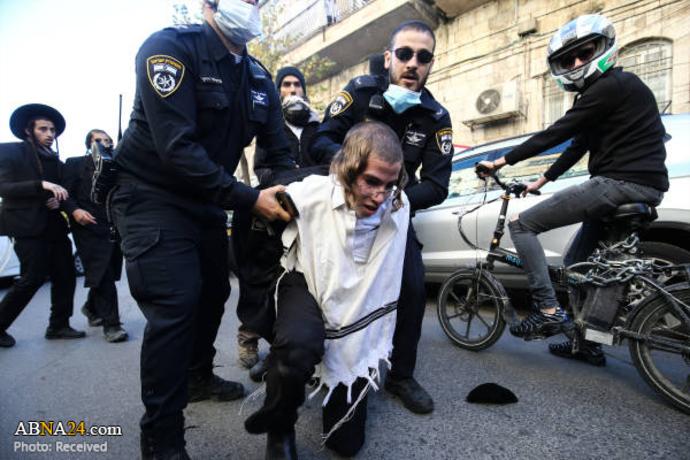 حمله پلیس اسرائیل به تظاهرات یهودیان ارتدوکس