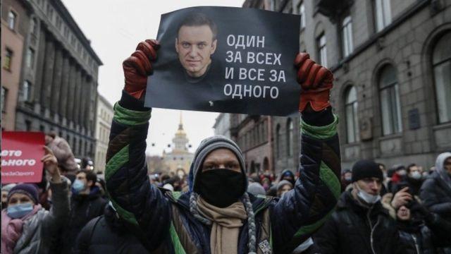 عکس؛ اعتراض‌ها به برخورد با معترضان در روسیه در حمایت از آلکسی ناوالنی