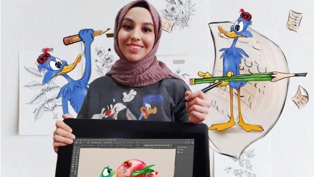 دختری با معلولیت شنوایی می‌خواهد 'بهترین انیماتور جهان' باشد