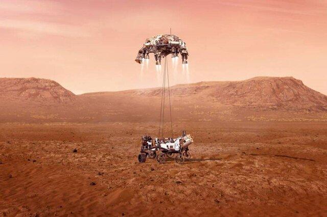 مریخ‌نورد "استقامت" با موفقیت روی سطح مریخ نشست