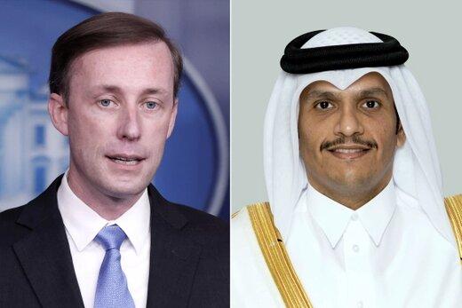 سالیوان با وزیرخارجه قطر گفتگو کرد