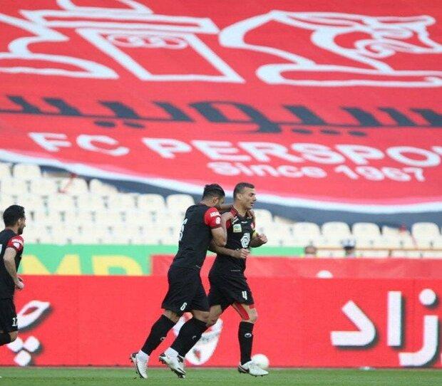 برد یک نیمه ای پرسپولیس مقابل سایپا با گلزنی کاپیتان