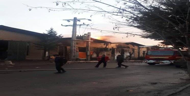 مهار آتش‌سوزی در شرکت داواخگر زنجان