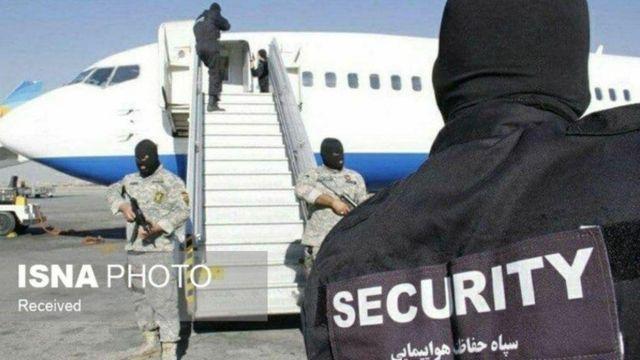 سپاه حفاظت هواپیمایی ایران می‌گوید مانع یک هواپیماربایی شده است