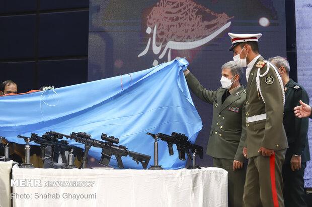 سلاح تهاجمی تمام ایرانی «مصاف» رونمایی شد/ نمایش چند سلاح ورزشی