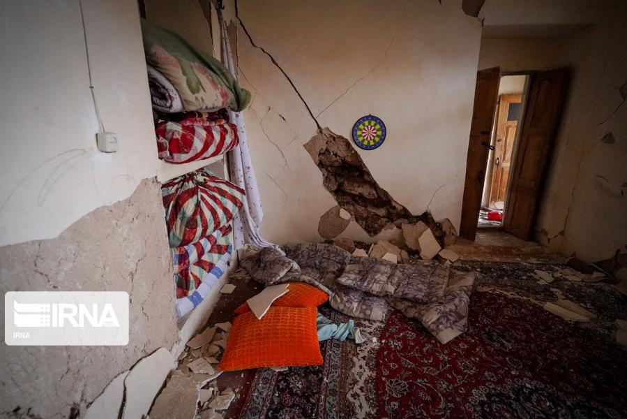 زلزله  خراسان شمالی به تعدادی واحدهای مسکونی خسارت زد