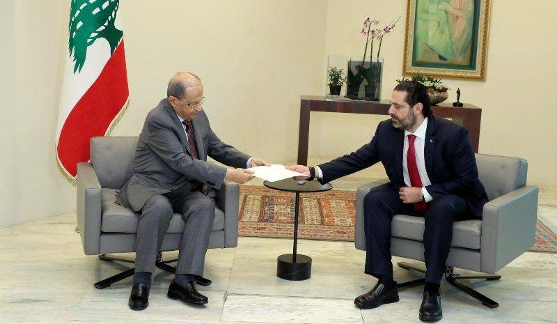 واکنش ریاست جمهوری لبنان به سخنان الحریری در مورد تشکیل کابینه