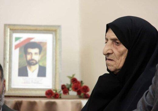 مادر شهید محمود صارمی، درگذشت