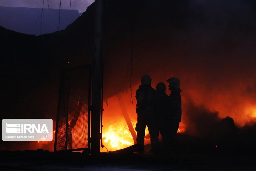 ارتفاعات کردلان دشتی استان بوشهر در آتش می‌سوزد