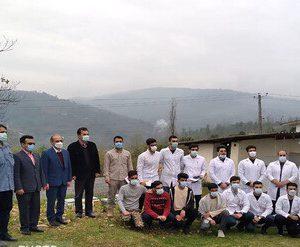 دانشجویان دانشگاه علوم پزشکی بابل به غربالگری اهالی روستای بندبن پرداختند