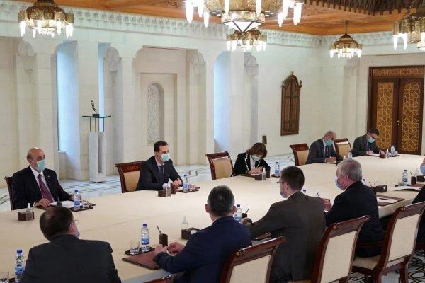 دیدار و گفتگوی «بشار اسد» با فرستاده ویژه دولت روسیه