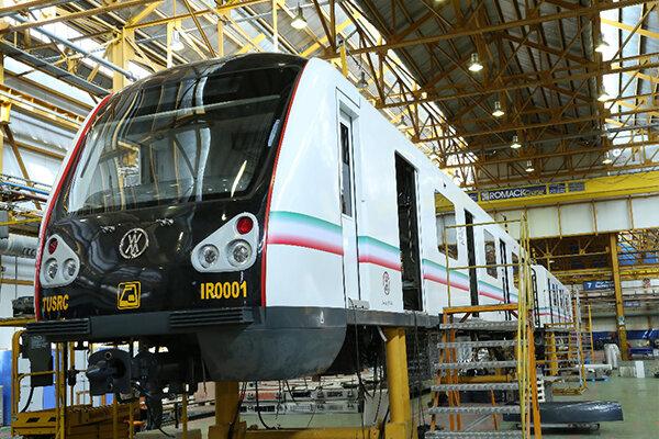 نخستین نمونه قطار ملی مترو در پایتخت رونمایی شد