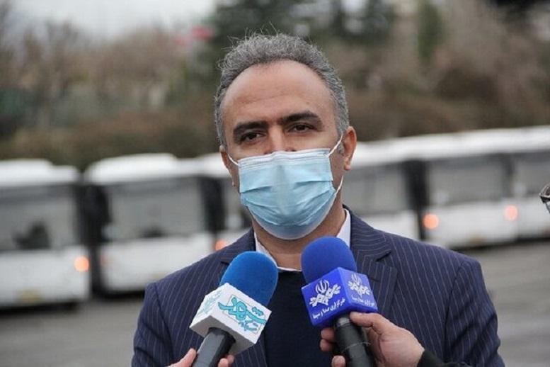 رانندگان ناوگان اتوبوسرانی تهران در صف واکسیناسیون