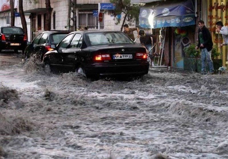 سیلاب در آذربایجان شرقی بدون خسارت جانی