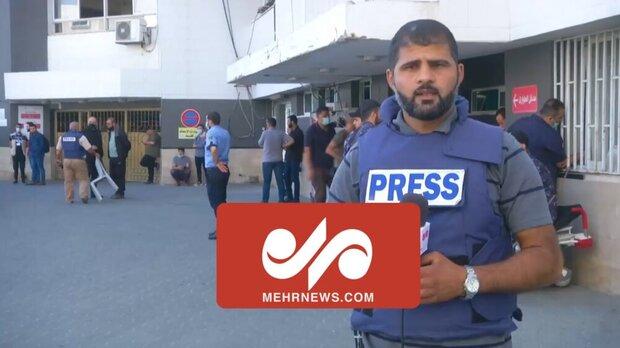 گزارش خبرنگار غزه از چهارمین روز حملات رژِیم صهیونیستی+فیلم