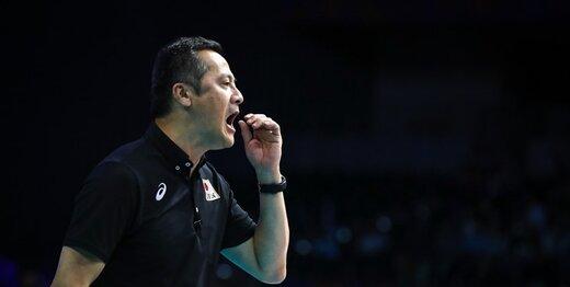 خوشحالی کاپیتان تیم ملی والیبال ژاپن از پیروزی مقابل ایران