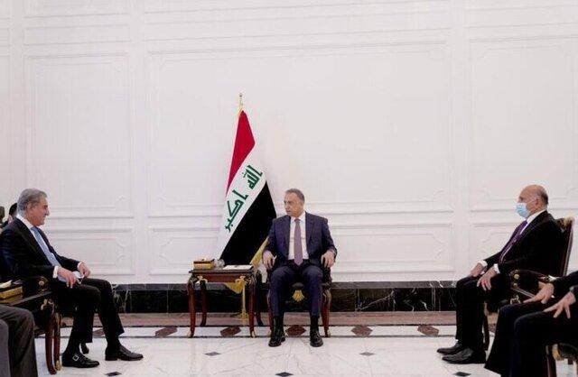 در دیدار الکاظمی با قریشی/ دعوت از نخست‌وزیر عراق برای سفر به پاکستان