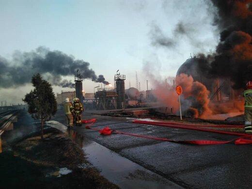 آخرین بارقه‌های آتش در پالایشگاه شهید تندگویان