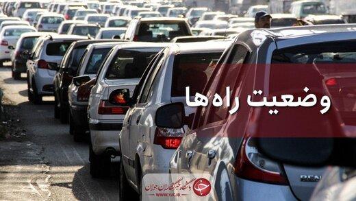 وضعیت ترافیکی جاده‌های چالوس و فیروزکوه چگونه است؟